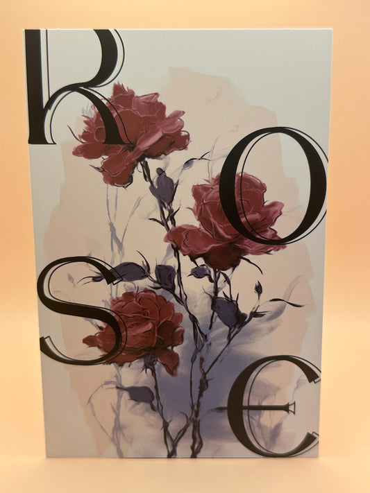 Carte déco ROSE