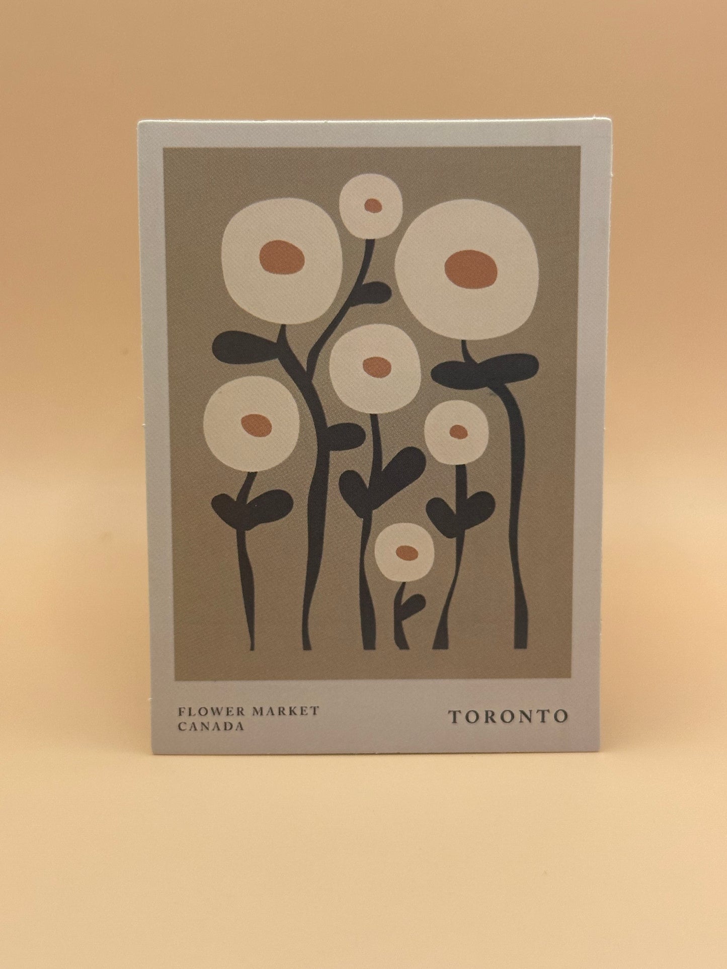 Carte déco Flower Toronto