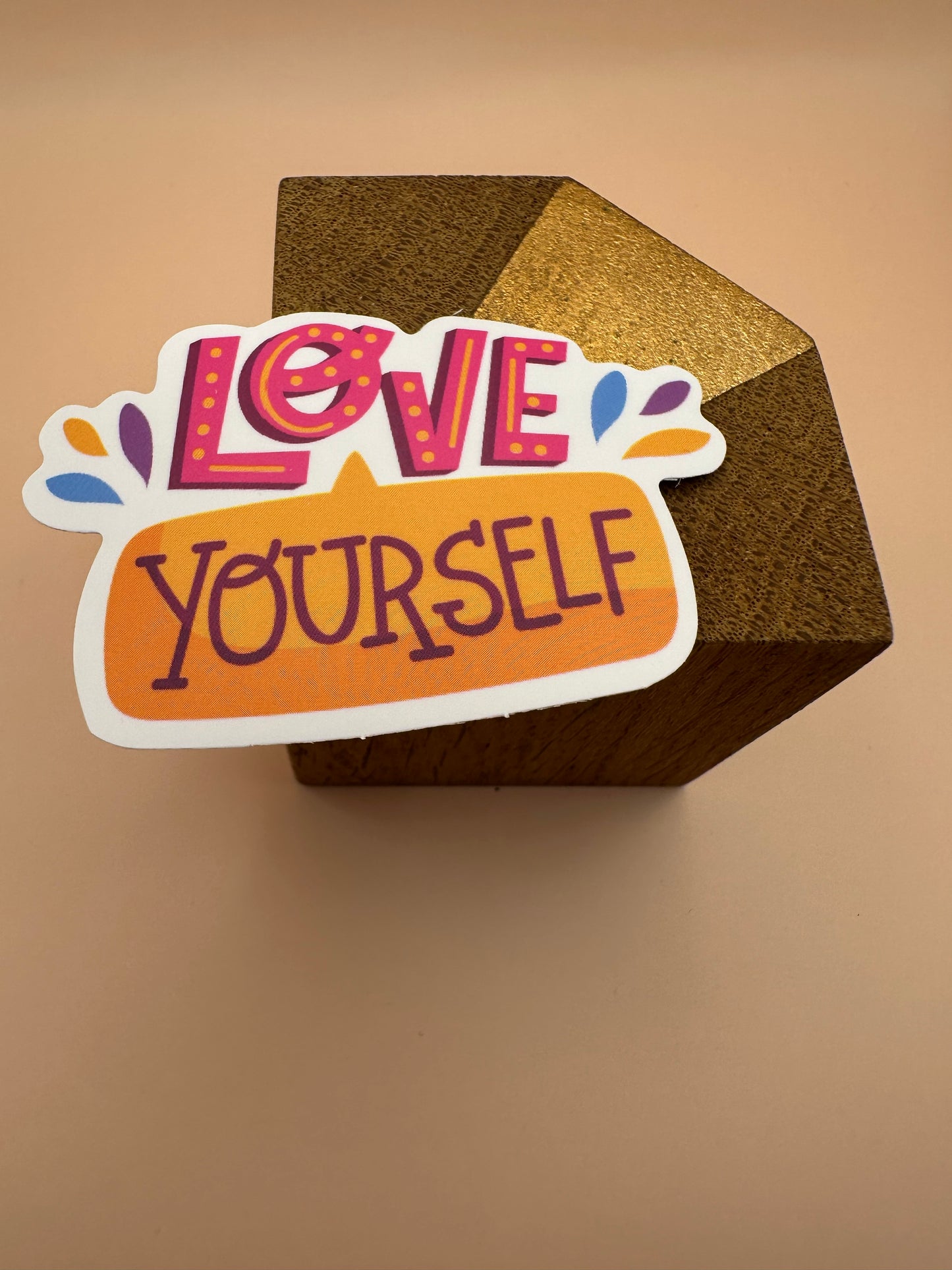 Love yourself Autocollant/Sticker