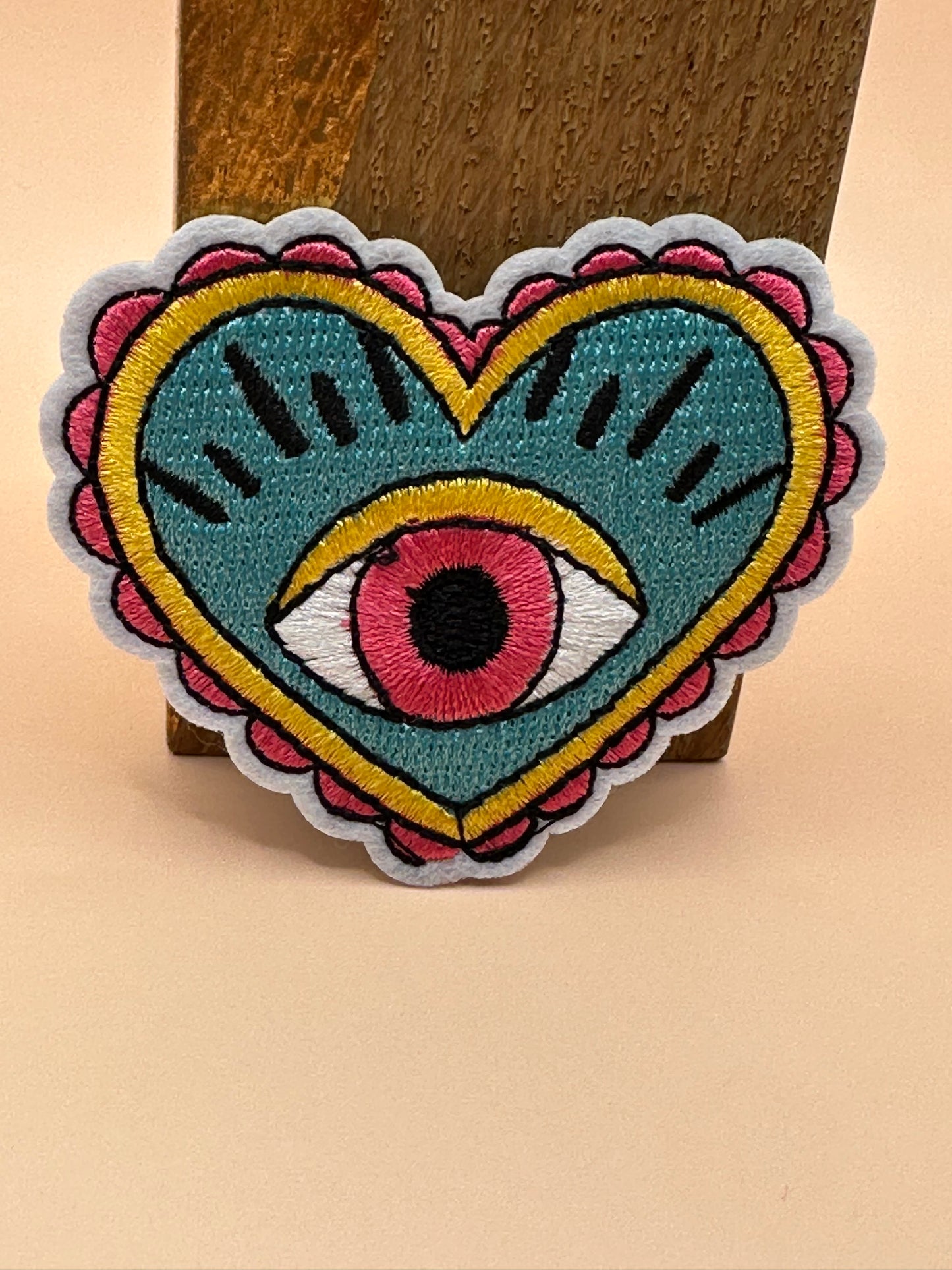 Patch coeur Oeil protection chance Pépita Mí Corazón
