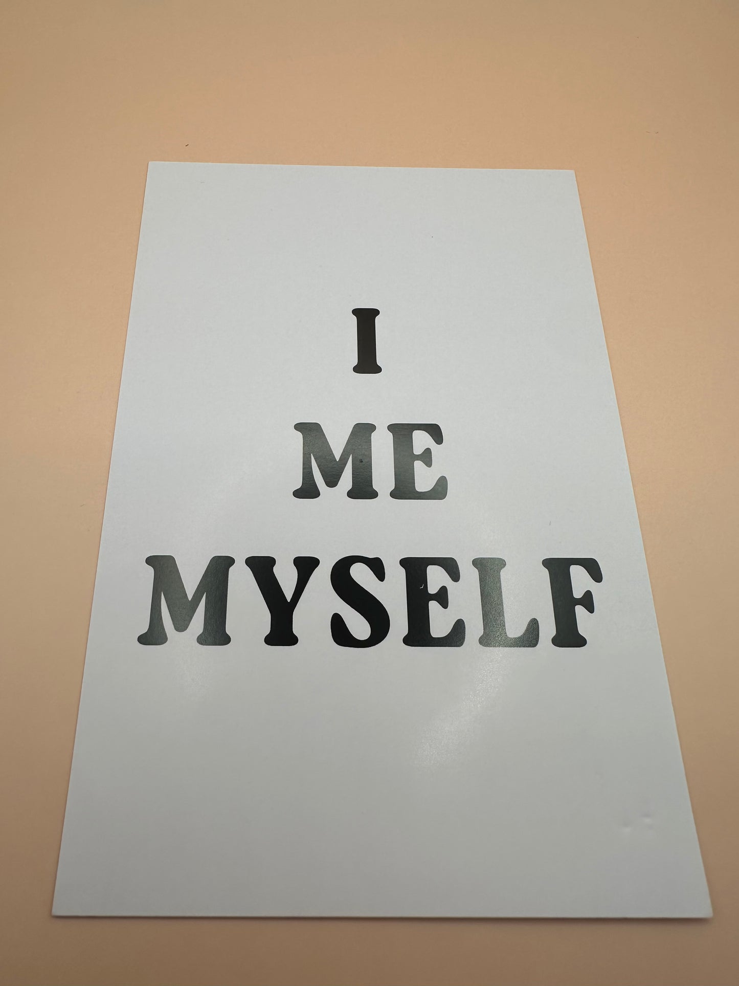 I me myself carte déco mur