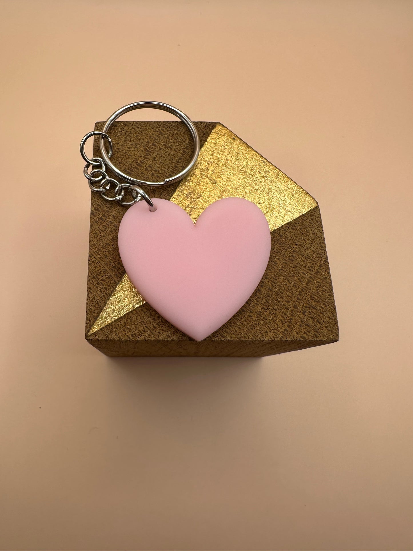 Cœur rose d’amour Porte clés