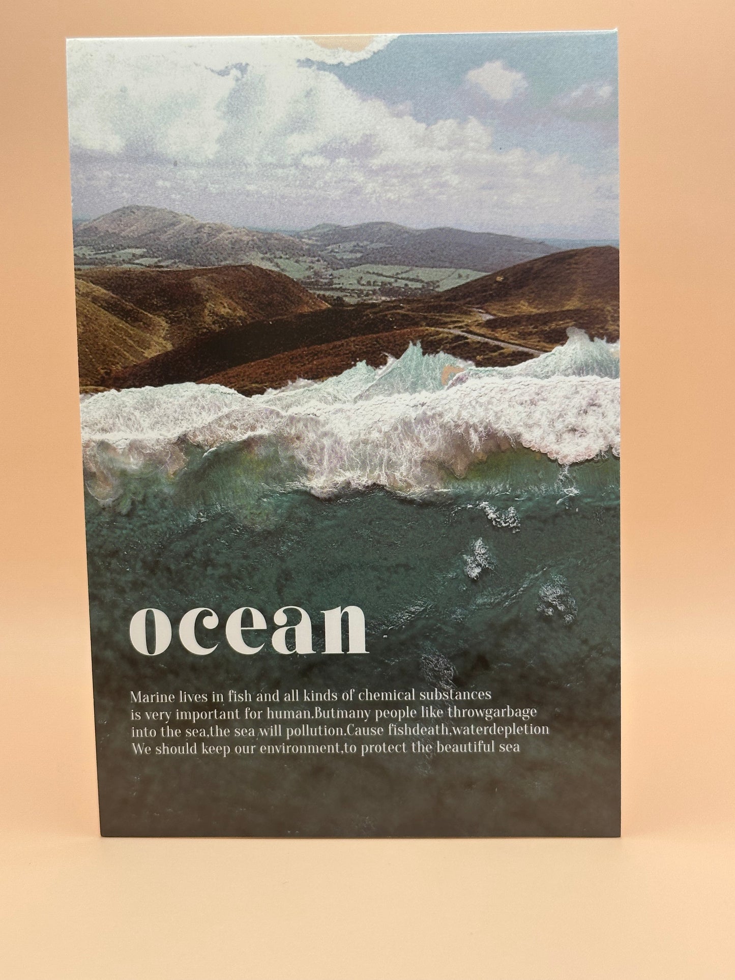 Carte déco Océan