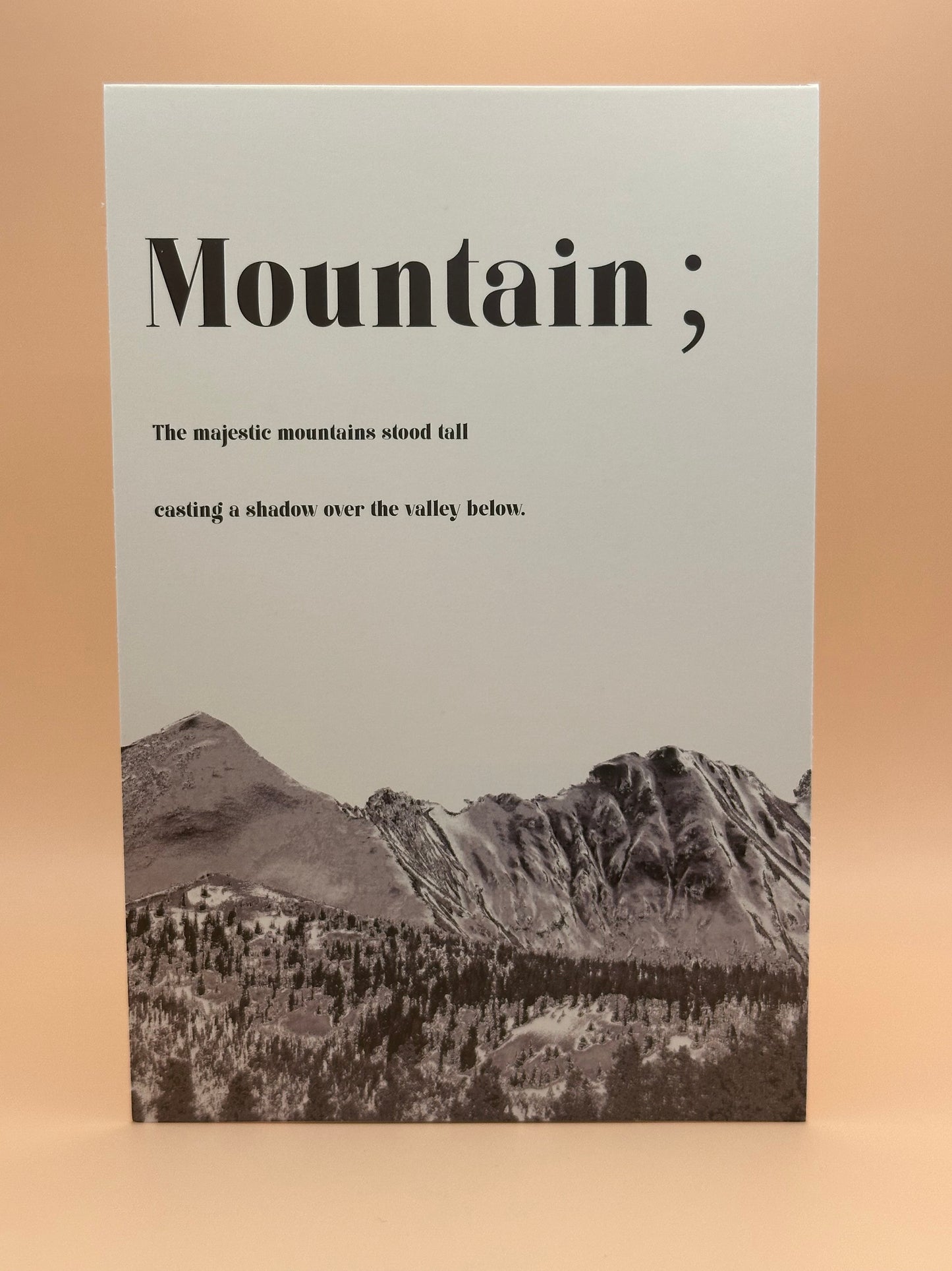 Carte déco Mountain