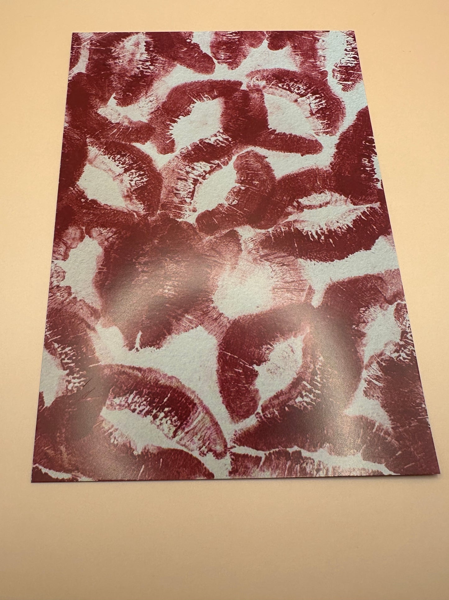 Kiss me carte déco mur