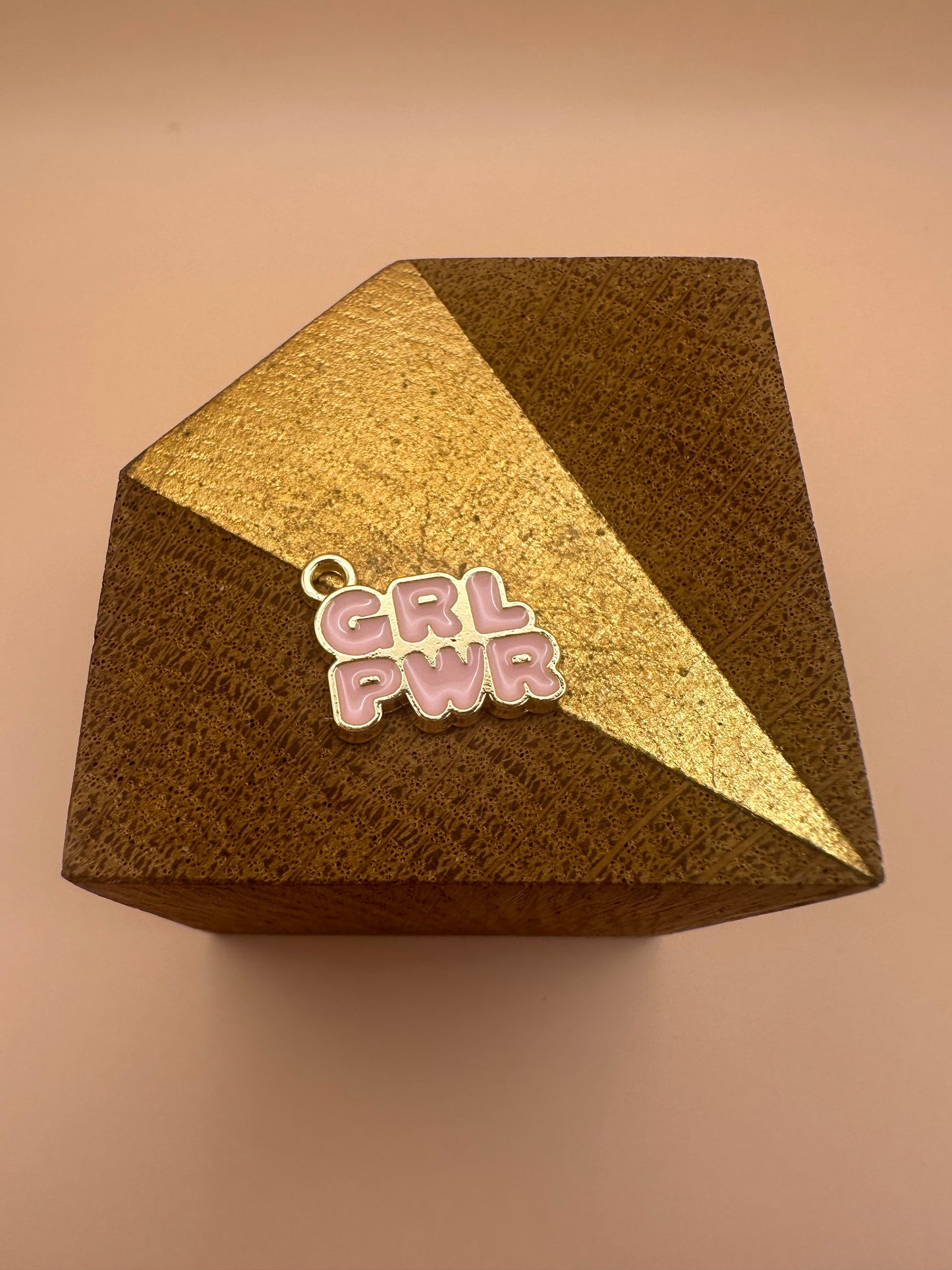Girl power pink lady Charms/breloques