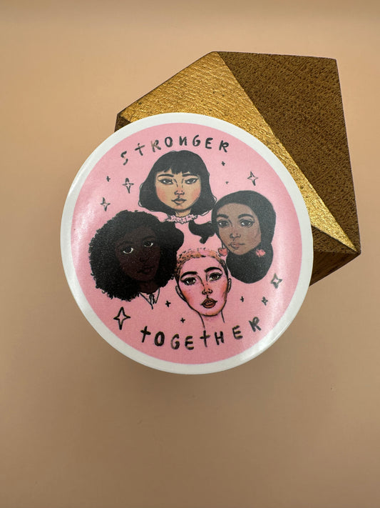 Stronger Together Autocollant/Sticker