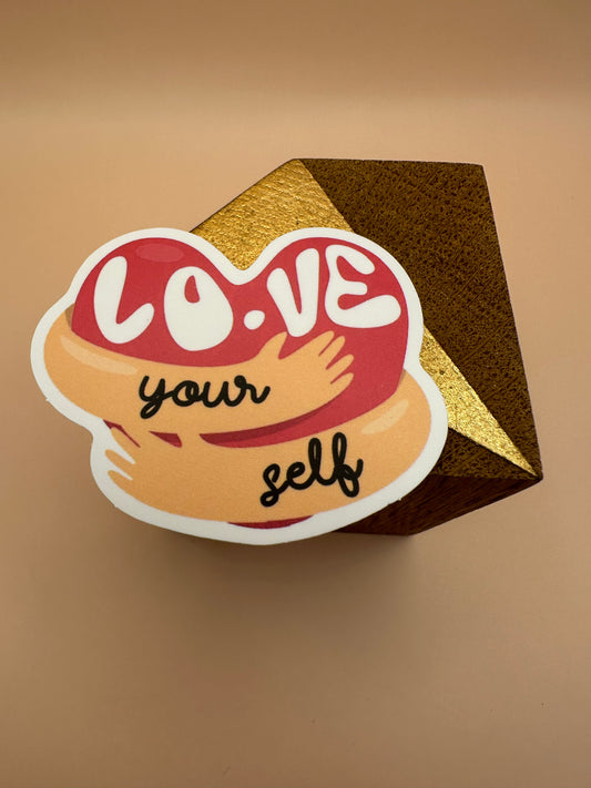 Love yourself Autocollant/Sticker