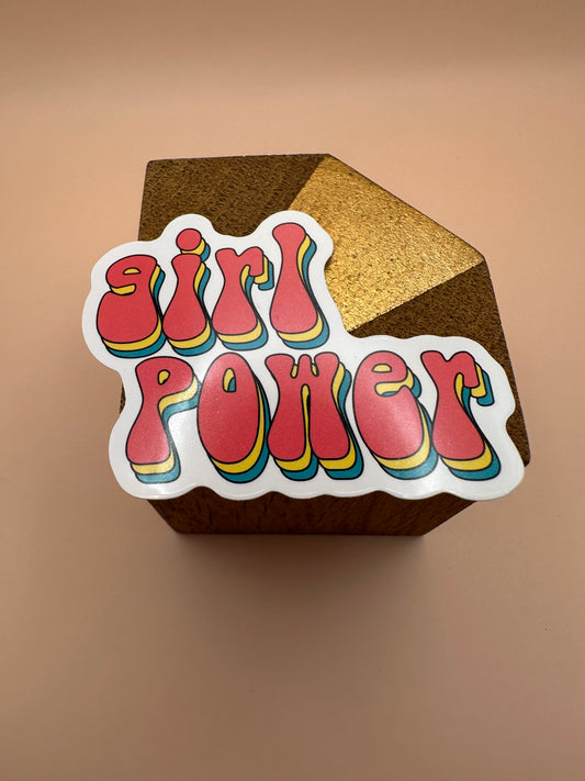 Girl power Autocollant/Sticker