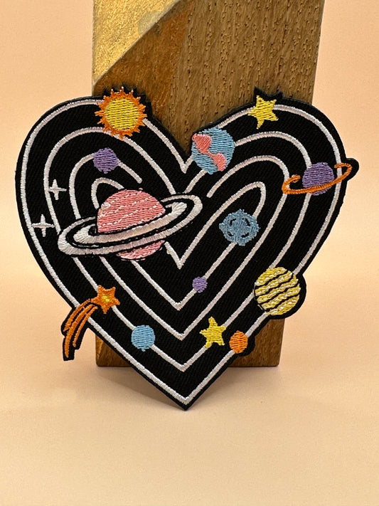 Patch planete coeur Pépita Mí Corazón