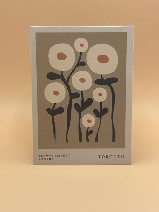 Carte déco Flower Toronto