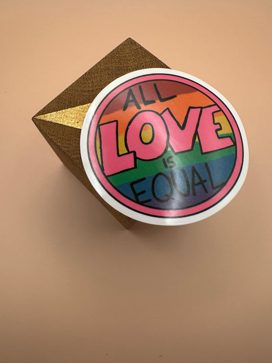 All love is equal Autocollant/Sticker