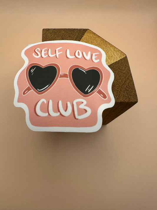 Self love club Autocollant/Sticker