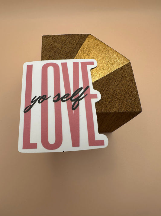 Love yo self Autocollant/Sticker