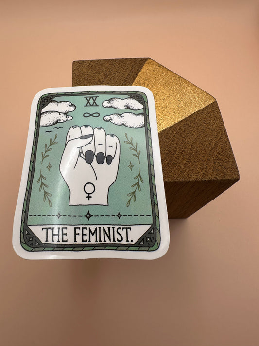 The feminist Autocollant/Sticker