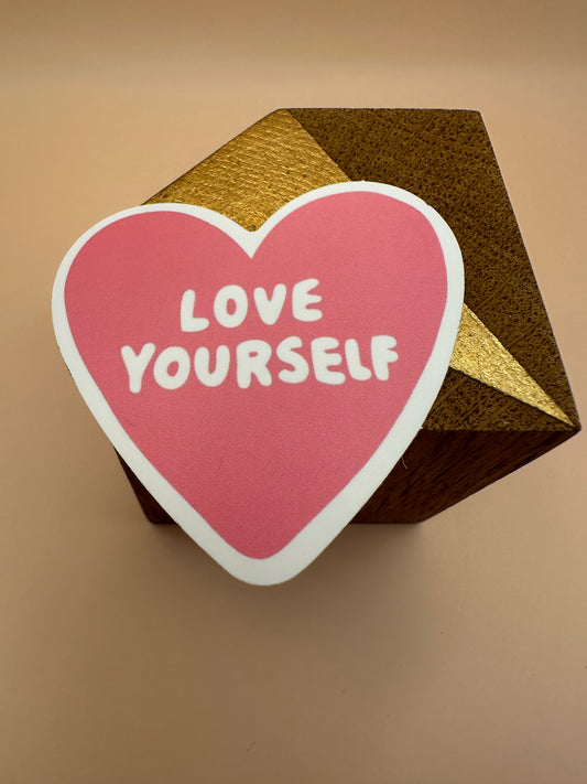 Love yourself Autocollant/Sticker
