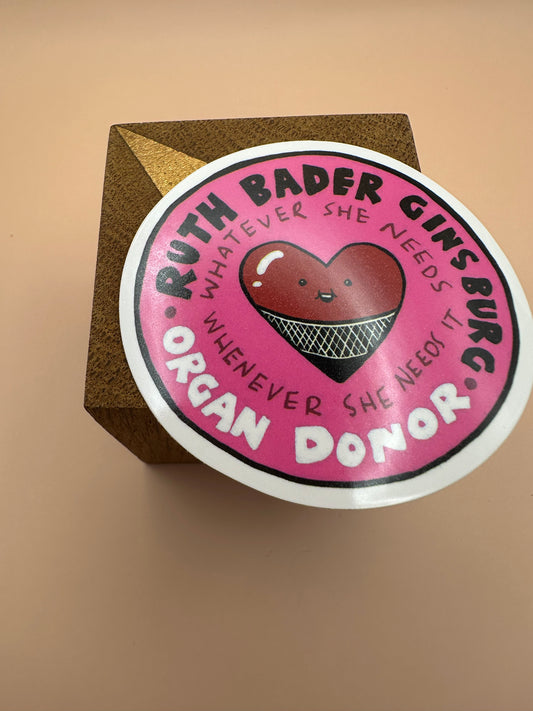 Organ donor Autocollant/Sticker