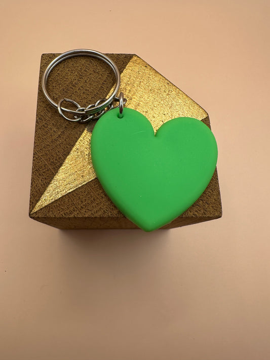 Cœur vert d’amour Porte clés