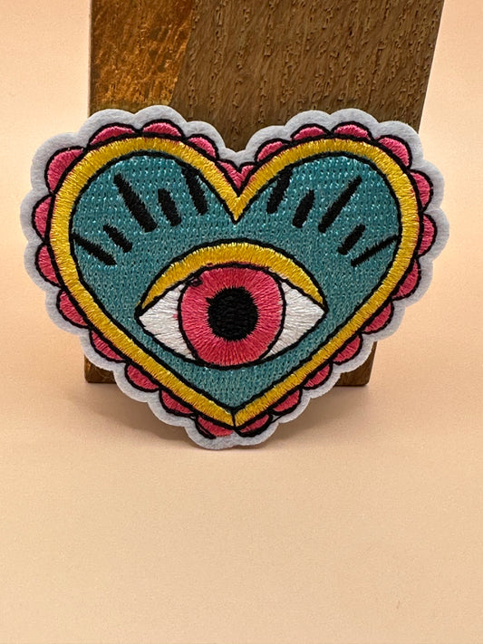 Patch coeur Oeil protection chance Pépita Mí Corazón