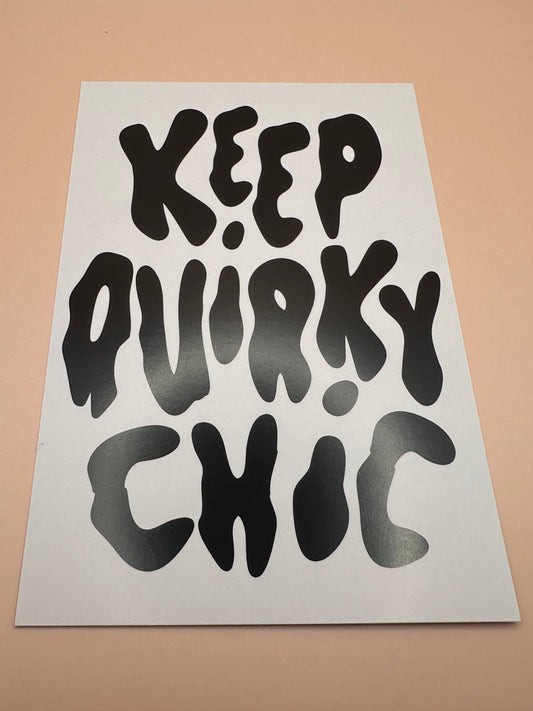 Carte déco Jeep quirky chic
