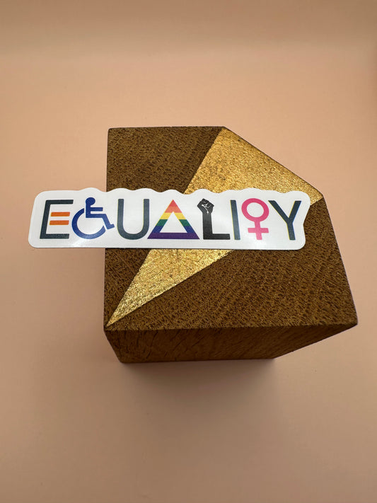 Equality égalité Autocollant/Sticker