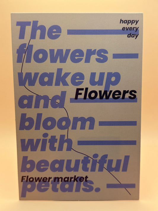 Carte déco Flowers