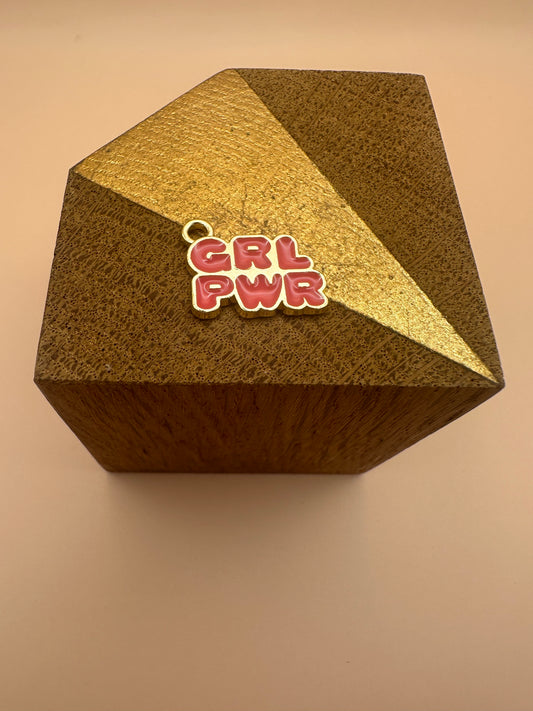 Girl POWER pinky Charms/breloques