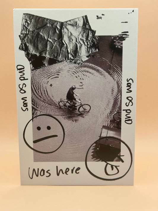 Carte déco Was here