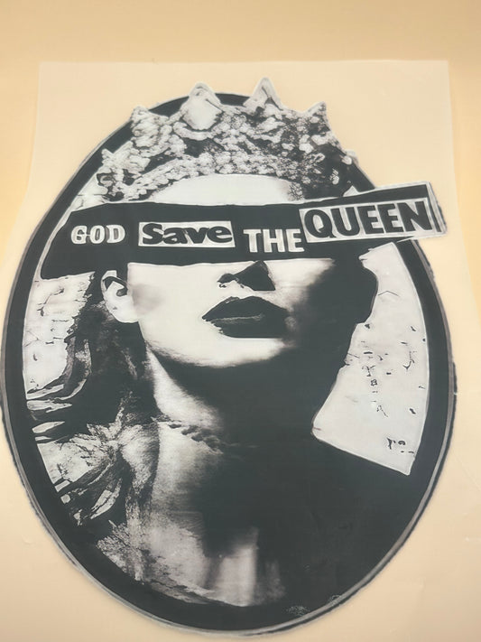 Patch Save the Queen XL Pépita Mí Corazón