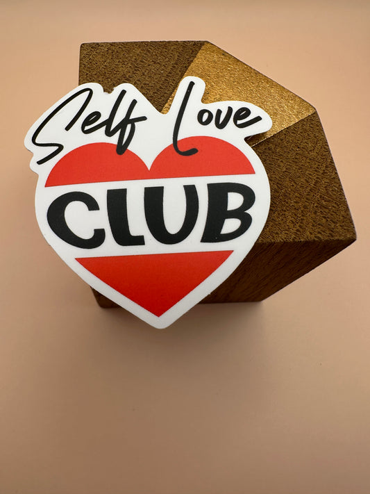 Self love club Autocollant/Sticker