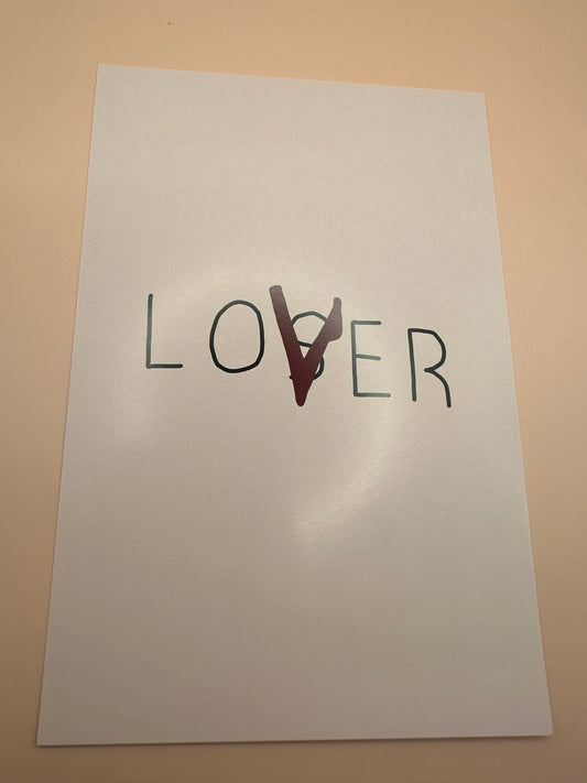 Lover carte déco mur