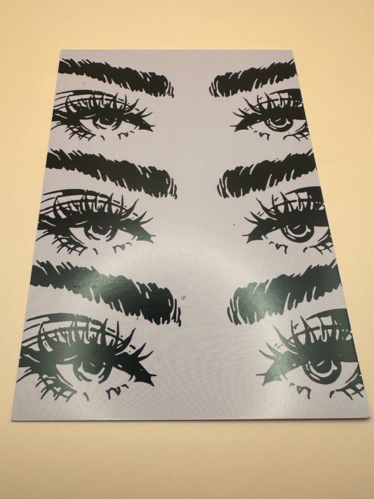 Regarde moi carte déco mur