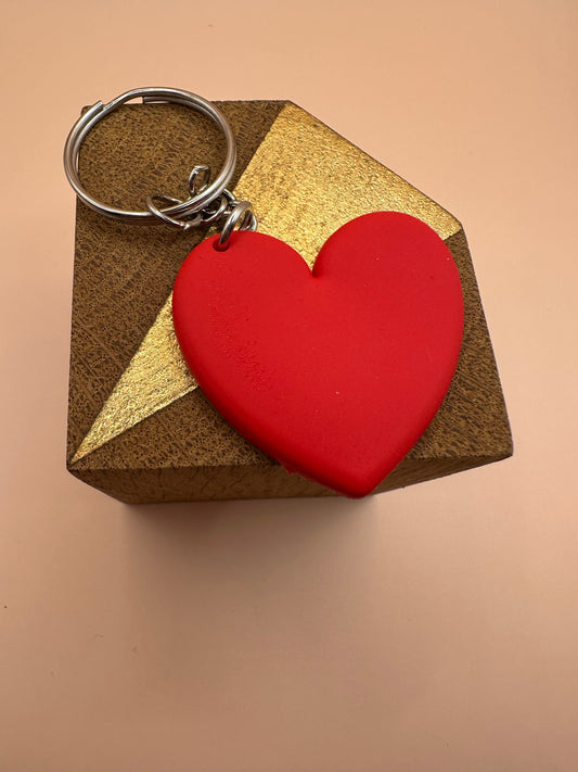 Cœur rouge d’amour Porte clés