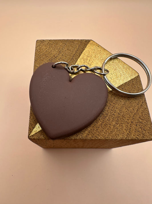 Cœur chocolat d’amour Porte clés