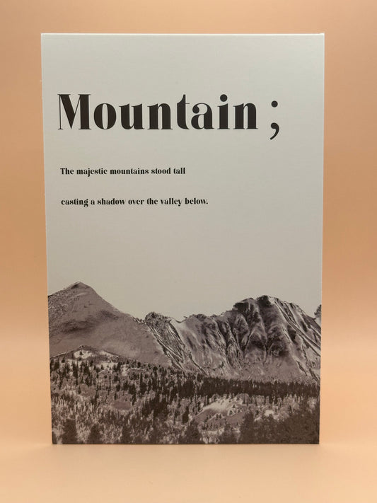 Carte déco Mountain