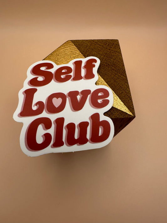Self love club Autocollant/Sticker
