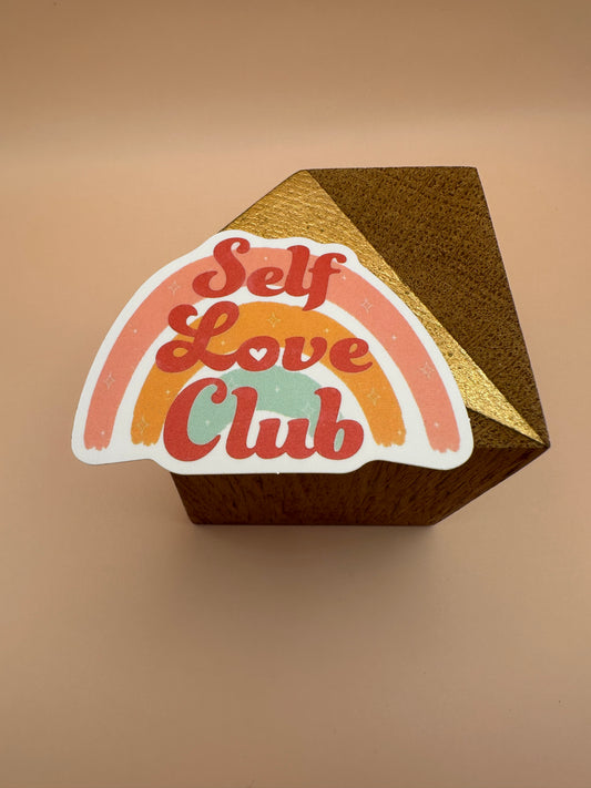 Self love club Autocollant/Sticker