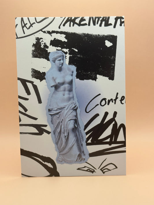 Carte déco Buste