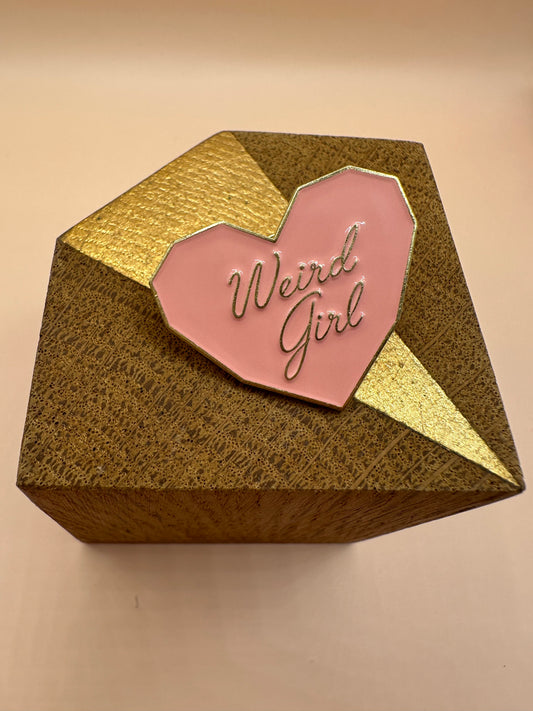 Weird girl Pin's